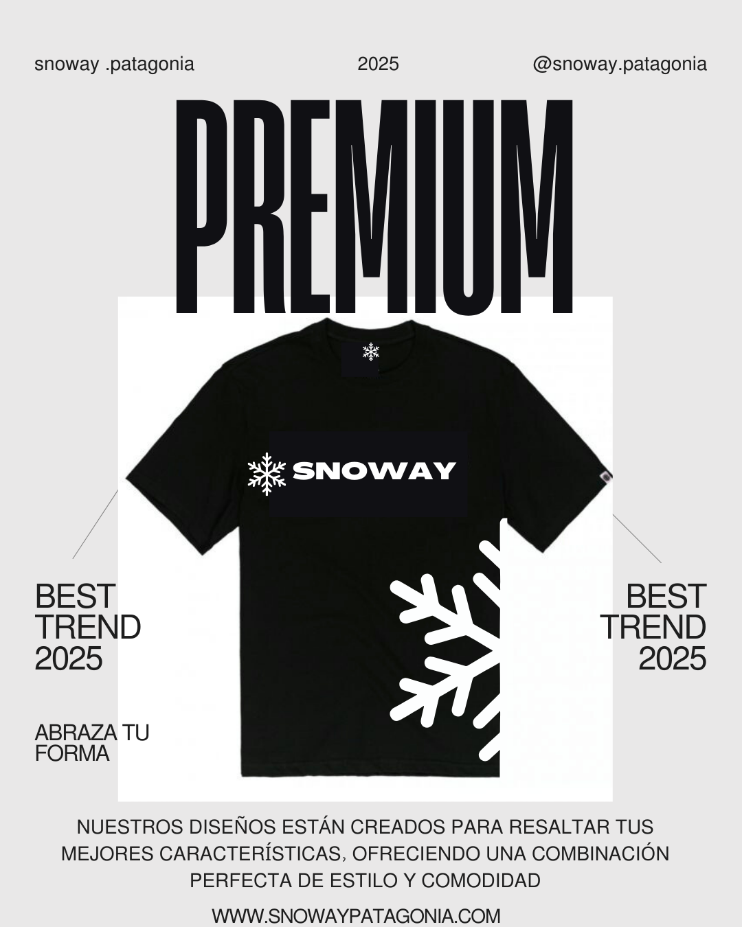 Remera Snoway Premium